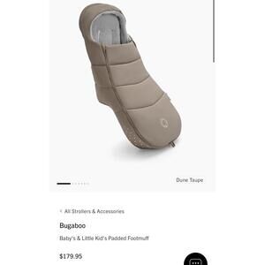 Bugaboo Baby's & Little Kid's Padded Footmuff in Dune Taupe